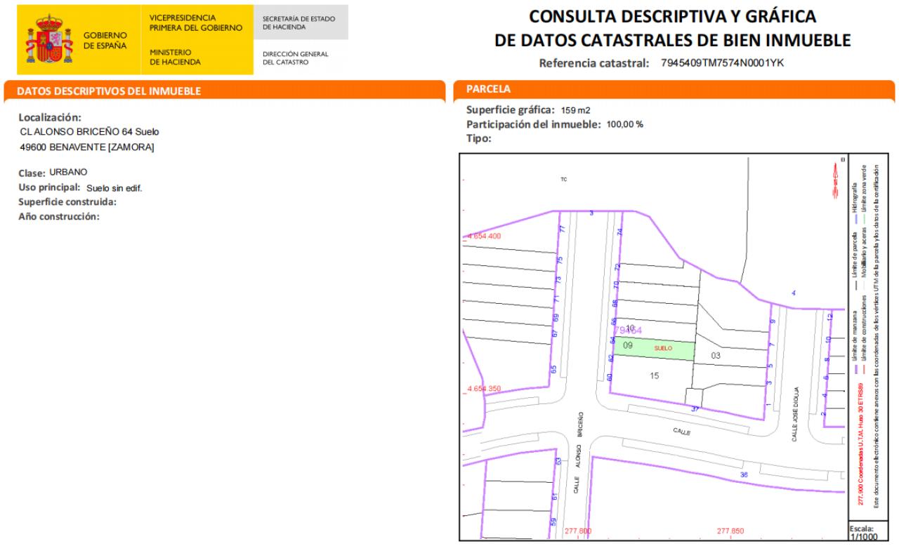 VENTA DE DOS SOLARES EN BENAVENTE