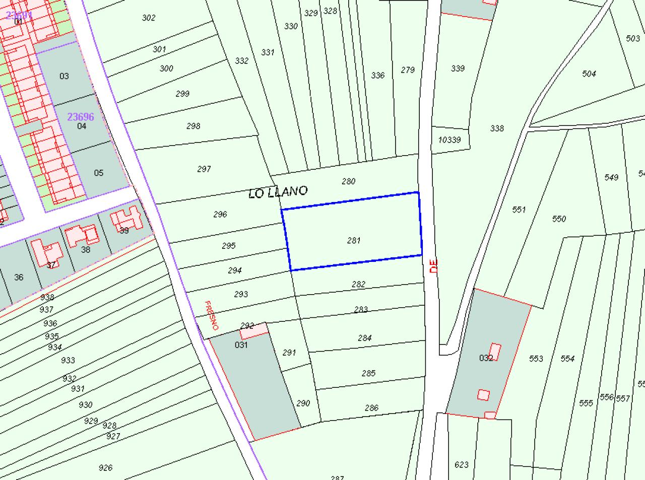 Solar en Poligono 24 Parcela 281 (Valverde de la Virgen)